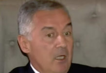 МИЛО, ПРЕЗНОЈАВАШ ЛИ СЕ? Ђукановић схватио да је СПЦ “тврд орах“! Фото: Youtube printscreen
