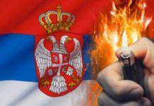 (ВИДЕО) Хрвати у Шиду терали малолетног Србина да пали СРПСKУ ЗАСТАВУ!