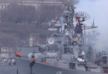 ЦРНО МОРЕ ЈЕ РУСКО! Амерички разарач упловио у јужни део Црног мора, а тамо га је сачекао „Сметљиви“ (ВИДЕО) Фото: Youtube printscreen