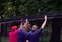 ЗАШТИТА ОСОБЕ КОЈА ВОЉОМ ВЕЋИНЕ ПРЕДСТАВЉА СВЕ ГРАЂАНЕ: Знате ли какву бисте казну добили да покушате да прескочите ограду Беле куће? (ВИДЕО) Фото: Youtube printscreen