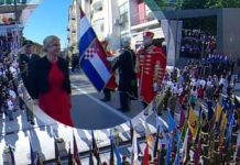 БЕЗ ИМАЛО СРАМА: Ово је црногорски официр који је присуствовао прослави „Олује“ у Kнину (ФОТО)