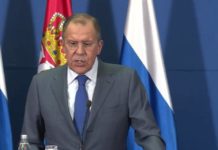 ЛАВРОВ: САД користе украјински сценарио за Кину