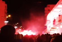 ОДБРАНА СВЕТИЊА У ЦРНОГ ГОРИ НЕ ПРЕСТАЈЕ: Дигао се Бар, а у Будви колону предводио председник општине! (ВИДЕО) Фото: Facebook video printscreen