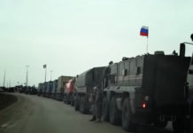 КОЛОНА ОКЛОПНИХ ВОЗИЛА БЕЗ КРАЈА: Масивни руски војни конвој стигао у Сирију! (ВИДЕО) Фото: Youtube printscreen