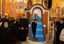 ОДЈЕКУЈУ ЗВОНА У ПОДГОРИЦИ: Митрополит кијевски стигао пред храм! (ВИДЕО) Фото: Facebook video printscreen