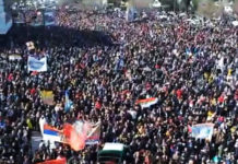 ПРЕКО 100.000 ЉУДИ НА УЛИЦАМА ЦРНЕ ГОРЕ! Највећа литија у историји (ВИДЕО) Фото: Facebook video printscreen