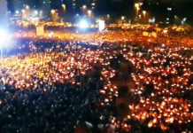 „САД ЈЕ ВРЕМЕ ДА СЕ БРАНЕ СВЕТЕ СРПСКЕ ОТАЏБИНЕ!“ Стеван Секулић својом песмом „Литија“ уздрмао регион! (ВИДЕО) Фото: Facebook video printscreen