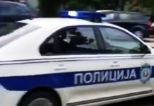 СНИМАК ПОТЕРЕ У ЖЕЛЕЗНИКУ: Полиција јури црни ауто! (ВИДЕО)
