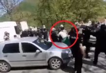 ТУЧА СА ПОЛИЦИЈОМ! ПОЧЕЛО ХАПШЕЊЕ У ЦГ: ЉУДИ БЛОКИРАЛИ ПУТ, ПОЛИЦИЈА БАЦИЛА СУЗАВАЦ! (ВИДЕО)