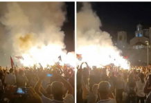 (УЖИВО ВИДЕО) ПОДГОРИЦА НА НОГАМА! Слави се победа ОПОЗИЦИЈЕ: Више хиљада грађана окупило се испред Храма