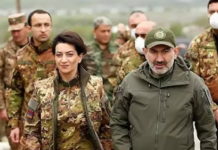 ЖЕНА ЈЕРМЕНСKОГ ПРЕМИЈЕРА ИДЕ У РАТ! Ана кренула на војну обуку па правац Нагорно-Kарабах