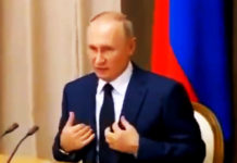 “ВИ СЕ МЕНЕ ПЛАШИТЕ?“ Владимир Путин на састанку са војним врхом (ВИДЕО) Фото: Twitter video printscreen