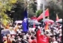 “БРАНИЋЕМО ОВИХ ДАНА ЦРНУ ГОРУ ОД ПОСРБЉАВАЊА!“ „Патриоте” из неколико градова Црне Горе, окупили су се због најављених измена Закона о слободи вероисповести (ВИДЕО) Фото: Twitter video printscreen