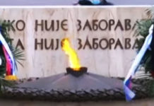 УХАПШЕНИ ВАНДАЛИ КОЈИ СУ ОСКРНАВИЛИ СПОМЕНИК ВЕЧНОЈ ВАТРИ! Фото: Youtube printscreen