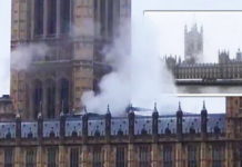 УЗБУНА У ЕНГЛЕСКОЈ: Гори парламент у Лондону (ВИДЕО)