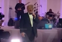 „ДА ЛИ САМ ВАМ НЕДОСТАЈАО?“ Трамп дошао на венчање и „оплео“ по Бајдену, присутни гости у екстази (ВИДЕО)