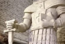 У ДЕСНОЈ РУЦИ МАЧ, У ЛЕВОЈ KЊИГА: Погледајте како изгледа споменик деспоту Стефану Лазаревићу (ФОТО)