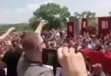 Узбуђење на врхунцу, а срца узаврела, наш народ се окупио и загрмео! Грми „Видовдан“ на Газиместану (ВИДЕО)