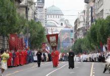 СРБИ, ДОЂИТЕ НА СПАСОВДАНСКУ ЛИТИЈУ: За спас Србије, нека се уједине ДУХОВНА И СВЕТОВНА ВЛАСТ