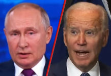 “ВЛАДИМИР ПУТИН ЈЕ СВЕ ОПАСНИЈИ!“ Џо Бајден оптужио Русију да шири дезинформације поводом избора 2022. године Фото: Youtube printscreen