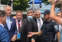 ЧЕДА И МИЛО РАМЕ УЗ РАМЕ: Дошли на комеморацију жртвама наводног геноцида у Сребреници (ВИДЕО)