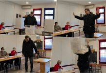 Погледајте како је НАЦИОНАЛИСТА ПОЛОМИО KУТИЈУ на гласачком месту у насељу за тајкуне! (ВИДЕО)