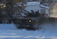 РАДИ И НА -50: Руском оклопном возилу не може ништа ни поларна хладноћа (ВИДЕО)