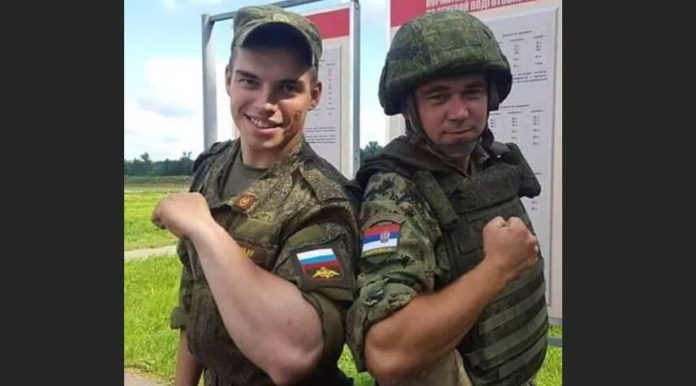 srpski i ruski vojnik