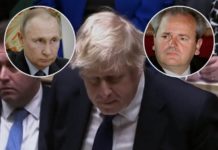 ЏОНСОН УПОРЕДИО ПУТИНА СА СЛОБОМ: “Милошевић убедио Србе да је на Косову рођена српска нација“