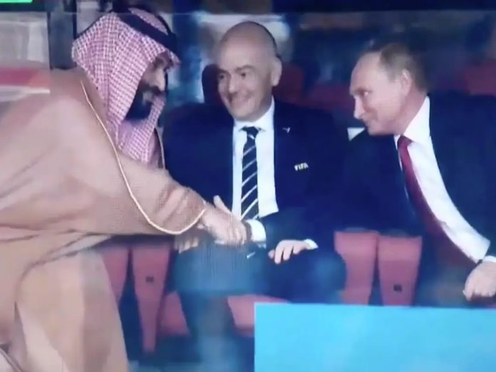 putin bin salman shaking