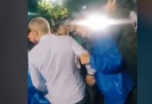 ИНЦИДЕНТ НА ПРОТЕСТУ ОПОЗИЦИЈЕ: Обезбеђење Н1 хтело физички да се обрачуна са послаником ДСС Александром Јерковићем (ВИДЕО)