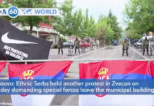 Kосовски Срби и даље протестују у Звечану – специјалци и даље у зградама, KФОР на раскрсницама