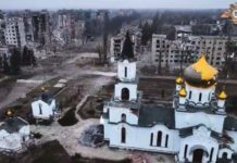 ЧУДО У АВДЕЈЕВКИ! Снежно бела црква Марије Магдалене остала нетакнута