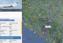 АМЕРИЧКИ ШПИЈУНСКИ АВИОН КРУЖИО ОКО СРБИЈЕ: Погледајте путању којом иде! (ФОТО)