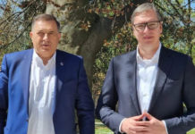 Вучић са Додиком: Датум Сабора српског народа биће одређен након гласања о резолуцији о Сребреници