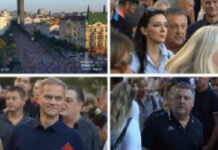 Борко Стефановић и Мариника Тепић послали поруку са протеста у име Ђиласове странке