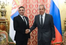 Лавров: Поштујемо чврстину Вучићевог курса. Вулин: Хвала Русији за безрезервну подршку. Сусрет и са Патрушевим