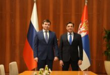 Вулин са замеником руског министра за ванредне ситуације Курињином о наставку успешне сарадње