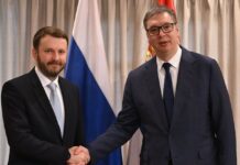 Вучић са Орешкином: Србија и Русија опредељене за јачање сарадње у свим областима