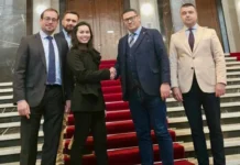 Ана Нгујен и Кристијан Роде (AfD) у посети Српској лиги у Скупштини Војводине