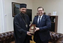 Кокановић са епископом Сергијем о заштити имовине СПЦ у Бихаћко-петровачкој епархији