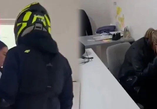 Ударно! Погледајте снимак напада хулигана на кол центар у Батајници (ВИДЕО)
